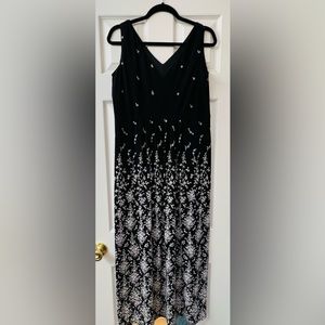 Fun XL border print midi